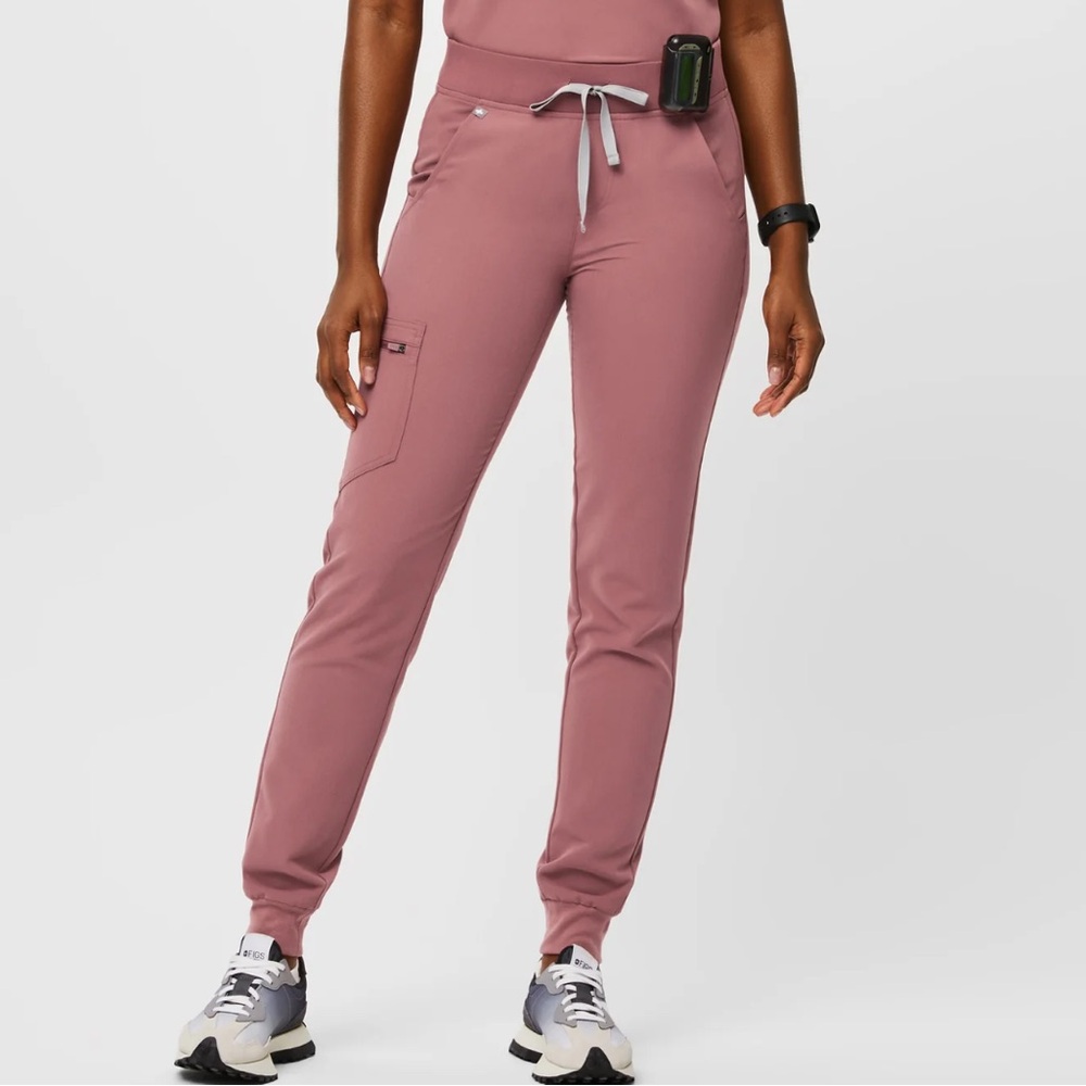 Figs Mauve Zamora jogger high waisted
